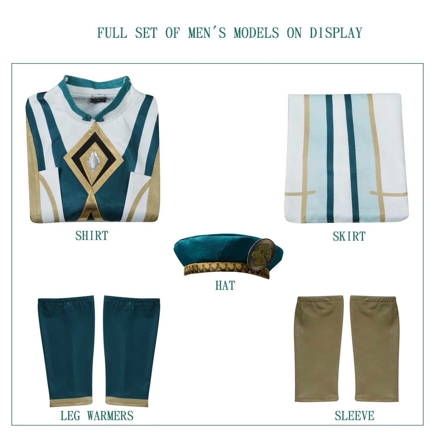 The Akademiya Cosplay CostumeImpact Carnival Uniform Wig Anime Halloween Costumes Men Game