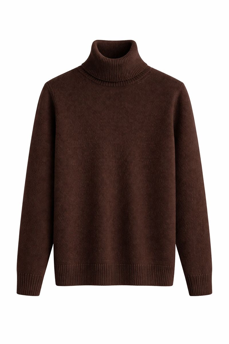 Men’s 100% Mongolian Cashmere Turtleneck Sweater