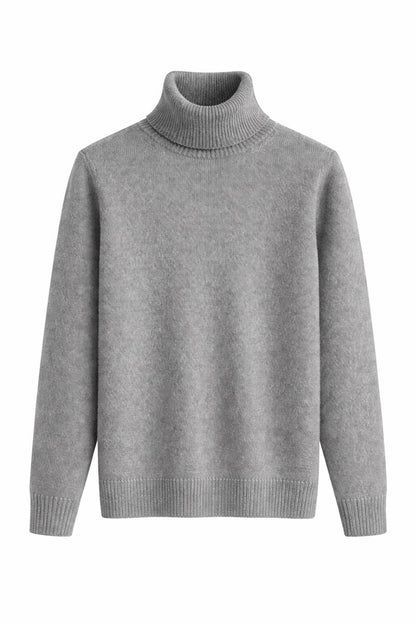 Men’s 100% Mongolian Cashmere Turtleneck Sweater